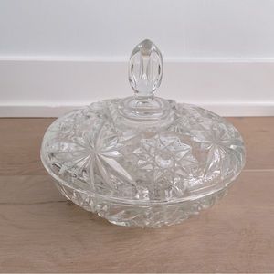 Crystal Bowl with Lid